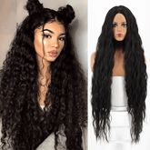 Long Curly Hair Lace Wig - Anellace